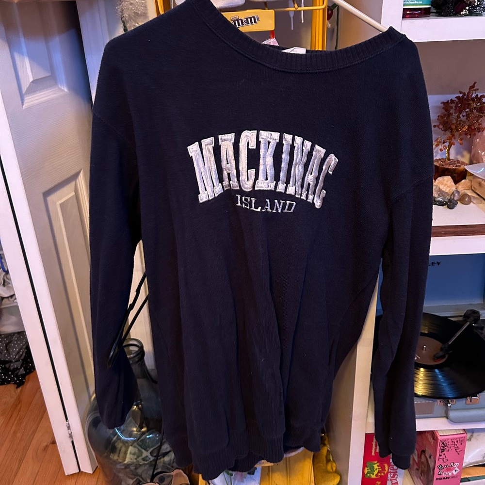 Mackinac Island Navy blue women’s sweater